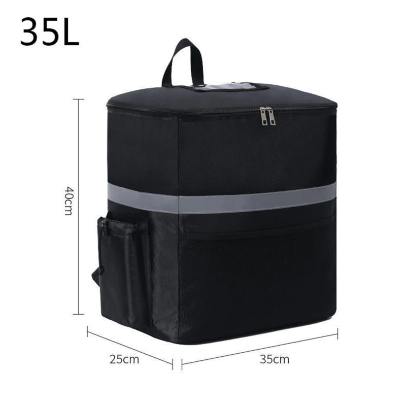 Cyflymder 15/18/35L Extra Large Thermal Food Bag Cooler Bag Refrigerator Box Fresh Keeping Food Delivery Backpack Insulated Cool Bag