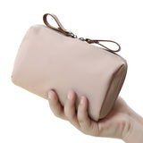 Cyflymder Simple Solid Color Cosmetic Bag for Women New Makeup Bag Pouch Toiletry Bag Waterproof Make Up Purses Case Hot