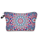 Cyflymder Sloth Abstract Art  Cosmetic Bag Waterproof Printing Swanky Turtle Leaf Toilet Bag Custom Style for Travel