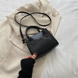 Cyflymder Fashion Mini Square Bag New Vintage Handbag Literary Crowds Shoulder Messenger Bag PU Leather Luxury Crossbody Bags