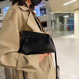 Cyflymder New In Trend Pretty Pouch PU Leather Crossbody Bags Women Brand Luxury Shoulder Handbags Kawaii Totes Long Belt Clutch