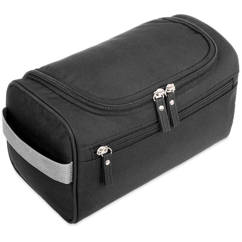 Cyflymder Portable Makeup Bag Unisex Capacity Waterproof Cosmetic Organizer Toiletry Hanging Case Pouch for Women Men Wash Shaving Make Up
