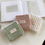Sanitary Napkin Storage Bags Cotton Cute Korea Coin Purse Bag Coin Jewelry Organizer Card Pouch Case Small Makeup Cosmetic Bags