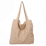 Cyflymder Women Corduroy Tote Bag Large Shoulder Hobo Bags Casual Handbags Big Capacity Shopping Work Bag