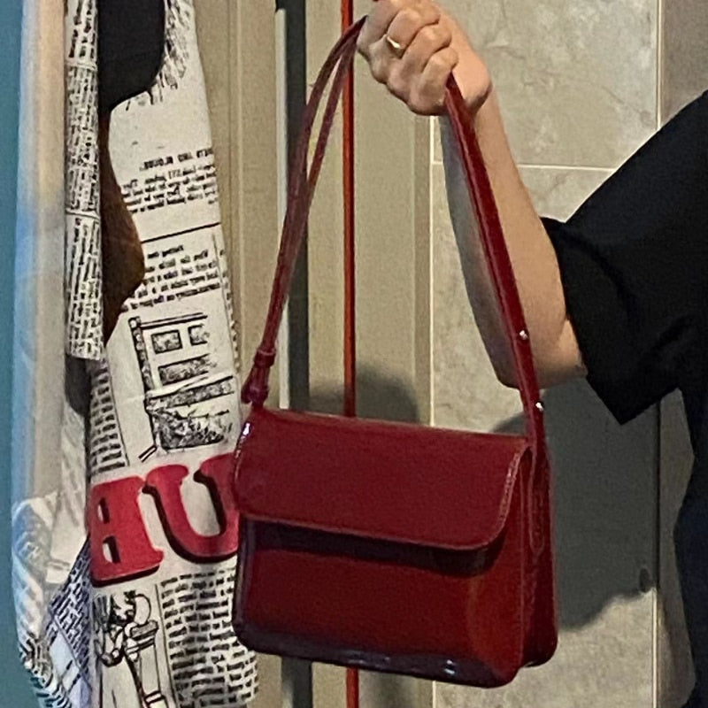 Solid Color Tote Bag, Casual Flap Crossbody Bag, Women's Trendy Messenger  Bag With Adjustable Strap Minimalist Flap Square Bag