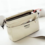 Cyflymder Canvas Purse Organizer Bag Inner Insert with Compartment Makeup Handbag with Lots of Pockets Lightweight Fit Giving Structure