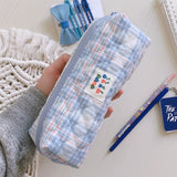 Cyflymder Cosmetic Bag For Women Make Up Small Cute Makeup Fabric Toiletry Bag Students Pencil Case Organizer Pouch For Brushes Cosmetics