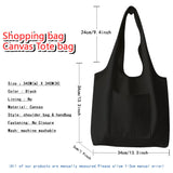 Cyflymder Fashion Women Canvas Shopping Bag Foldable Supermarket Handbag Aesthetic Personalized Super Mistress Ladies Reusable Eco Bags