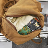 Cyflymder Casual Canvas women Backpack big capacity School Bag College Student Travel Ladies hand bag Vintage Female Shoulder Bag bagpack