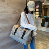 Cyflymder Fashion Travel Bags For Women Large Capacity Men's Sports bag Waterproof Weekend Sac Voyage Female Messenger Bag Dry And Wet