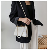 Cyflymder Vintage Shoulder Bags Women Fashion Pearl Chain Handbag Kiss Lock Designed Brand Women Small Clip Bags Sac Feminina Bolsa
