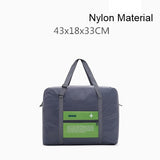 Cyflymder Portable Folding Casual Travel Bag Large Capacity Weekend Duffle Women Men Handbags Luggage Tote Organizer Accessories Supplies