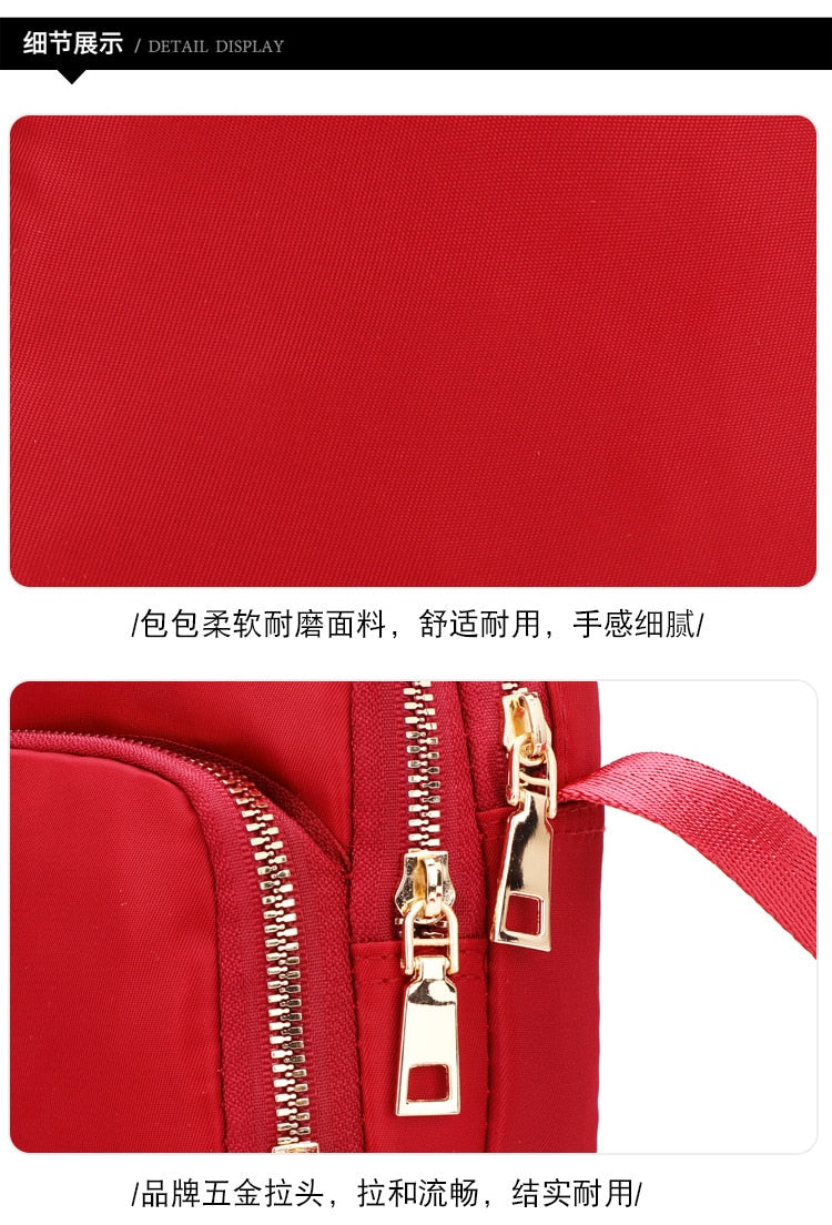 Cyflymder Bags for Women Crossbody Zipper Mobile Phone Shoulder Bag Lady Female Multifunction Handbag Wrist Purse Womens' Pouch