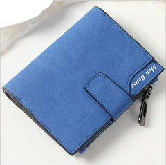 short wallet women's leather genuine small zip women's purse small coin sac femme Luxury brand porte feuille ladies wallet