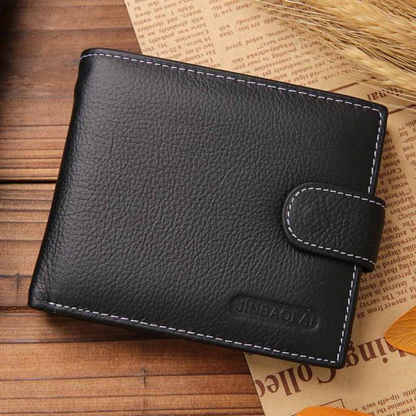 Cyflymder Leather Men Wallets Solid Sample Style Zipper Purse Man Card ...