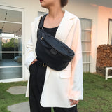 Cyflymder High Quality  Fashion Women Chest Crossbody Bag Wide Strap Soft Artificial Leather Shoulder Bag Messenger Bag Pack For Travel