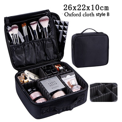 High Quality Make Up Bag Professional Makeup Case Makeup Organizer Bolso Mujer Cosmetic Case Large Capacity Storage Bag
