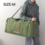 Cyflymder Canvas Men Travel Bags Large Capacity Travel Duffel Hand Luggage Bag Multifunction Weekend Bag Sac de XA243K