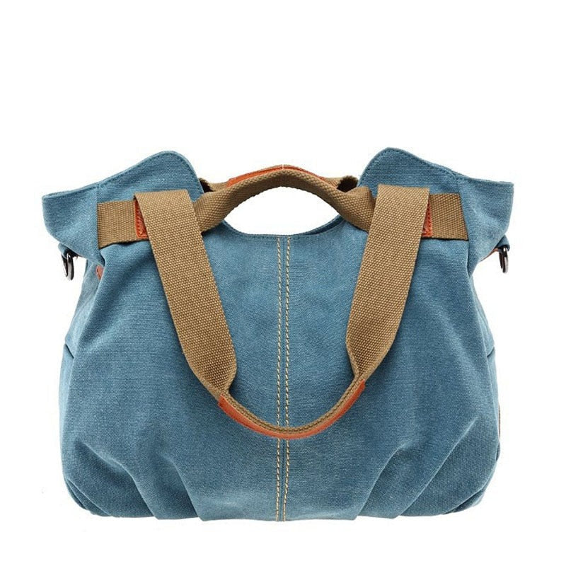 Cyflymder Brand Hot Fold Casual Tote Women's Handbag Shoulder Crossbody Bags Canvas High Capacity Bag for Women Female bolsa feminina