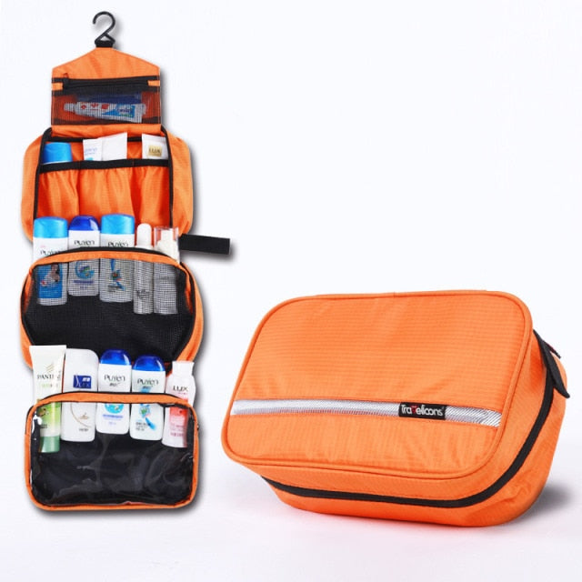 Men Large Waterproof Makeup Bag Male Female Travel Beauty Cosmetic Organizer Case Big Necessaries Make Up Women Toiletry Pouch