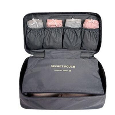 Cyflymder Women's Bra Storage Bag, Travel Packing Cube, Underwear Bra Packing Bag, Women Travel Bags, Luggage Organizer For Lingerie