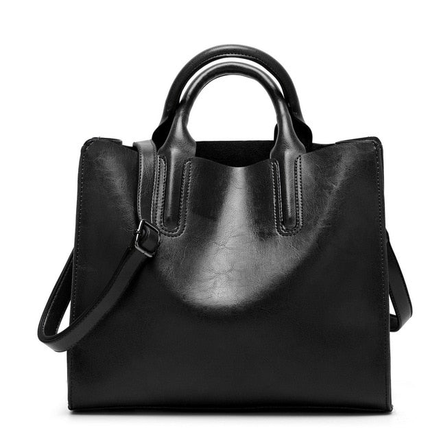 Cyflymder Women Leather Bags Famous Brands Handbag Casual Female Bag Trunk Tote Ladies Shoulder Bag Large Messenger Bag  Large Capacity