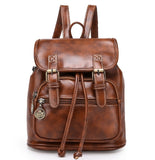 Fashion women fashion designer brand backpacks vintage pu shoulder bag retro small lady schoolbag mochila cute bags