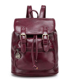 Fashion women fashion designer brand backpacks vintage pu shoulder bag retro small lady schoolbag mochila cute bags