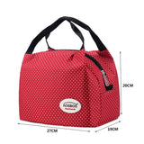 Cyflymder Waterproof Picnic Lunch Bag Portable Oxford Canvas Tote Bags Food Storage Bags for Women Lunch Box Printing Thermal Bag