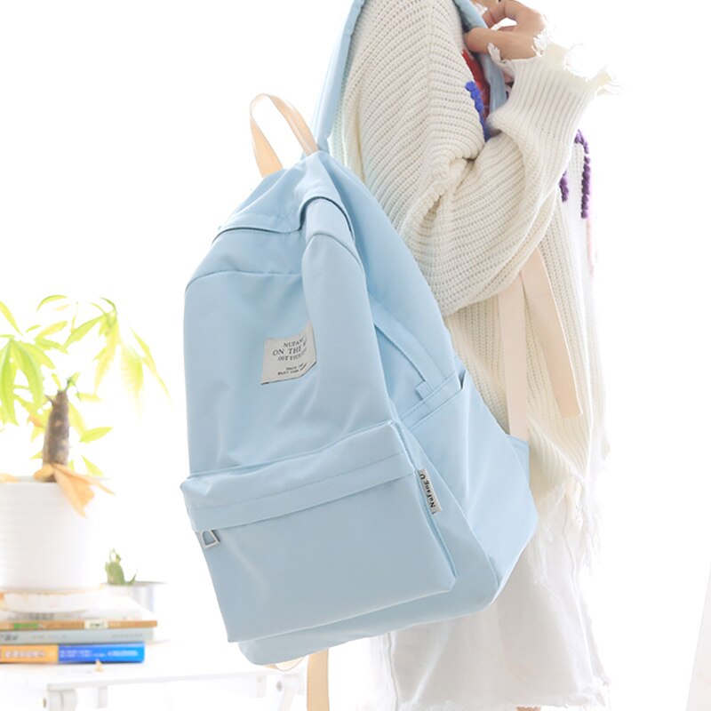 Cyflymder Simple Design Oxford Korea Style Women Backpack Fashion Girls Leisure Bag School Student Book Teenager Useful Travel