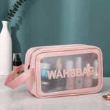 Makeup Bag Case PVC Cosmetic Handbag Make Up Travel Small Zipper Bag Cosmetic Organizer Box Makeup Bags Wholesale Wash Clear Bag
