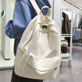Cyflymder Fashion Female Bookbag Cotton Women Backpack for Teenagers Girl College Men Black School Bag Student Mochila