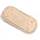 High Qualtiy Round Leather Bottom With Holes Rivet For Knitting Bag Handbag DIY Women Shoulder Crossbody Bags Accessories