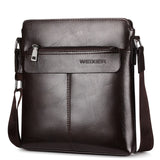 Cyflymder Classic Plaid Design Business Men's Bag Retro Brand Men's Handbag Casual Plaid Shoulder Bag for Men