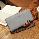 New Stylish Brand Designer Wristband Women's Wallet Many Departments Clutch Wallet Female Long Large Card Purse Ladies Handbag