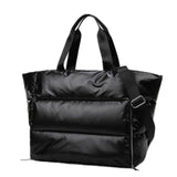 Cyflymder Large Capacity Tote Shoulder Bag for Women Waterproof Nylon Bags Space Pad Cotton Feather Down Big Female Handbags Large Capacity