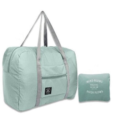 Cyflymder Unisex Nylon Foldable Travel Bag Waterproof Large Capacity Bag For Women Luggage Folding Duffle Handbags Organizer Packing Cubes