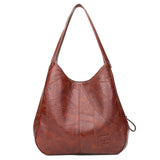 Cyflymder Women Bag Designers PU Leather Handbags Women Shoulder Bags Female Luxury Top-handle Bags Fashion Brand Handbag Shopping Packets  Large Capacity