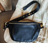 BRIGGS Belt Bag Waist Packs For Women Designer Brand Luxury Bag Quality Female Genuine leather Bag Fanny Pack Bags For Women