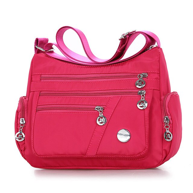 Women Shoulder Messenger Bag Waterproof Nylon Oxford Fashion Crossbody Bag Handbags Large Capacity Travel Bags Purse Wallet