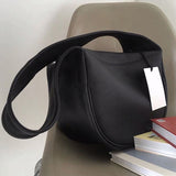 Women Fashion Casual Hobo Bags Black Shoulder Crossbody Bag Female Large Capacity Handbag Woman Wide Strap Underarm Bag New