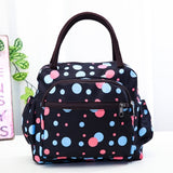 Waterproof Picnic Lunch Bag Portable Oxford Canvas Tote Bags Food Storage Bags For Women Lunch Box Printing Thermal Bag L1