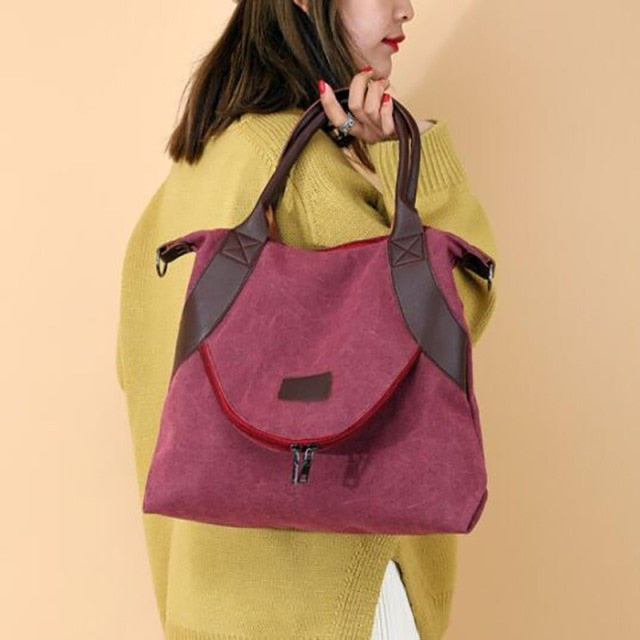 Cyflymder Women Bag Handbags Crossbody Canvas Bag for Woman Big Bag Canvas Shoulder Tote Female Handbags Lady Designer Messenger Bags