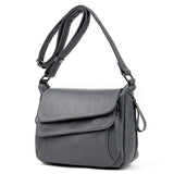 Winter White Handbag Soft Leather Luxury Handbags Women Bags Designer Female Shoulder Messenger Bag Mother Bags For Women