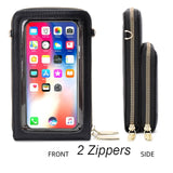 Touchable Cell Phone Shoulder Bags Women Multi-functional Pocket Mini Crossbody Bag Card Purse Ladies Small Female Messenger Bag