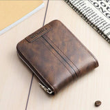 New Wallet Men Casual Short Male Clutch Leather Wallet Small Wallet fashion Card Holder Men Coin Purse billetera hombre Gifts for Men