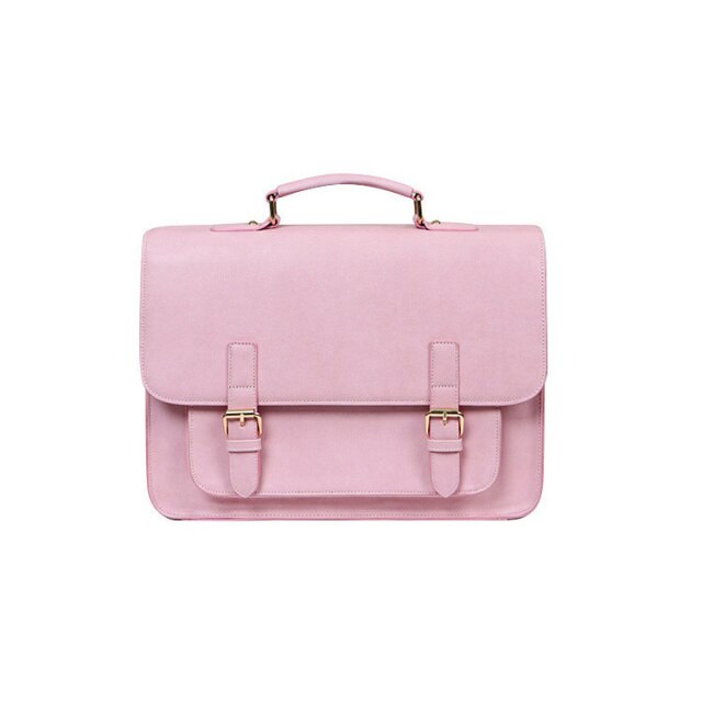 British Fashion Women Leather Handbag Briefcase Men Laptop Bag Girls Leather Schoolbag Textbook Bags Boys Shoulder Bag New