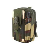 Cyflymder Waist Pack Men's Casual Bag Travel Purse Waterproof Belt Zipper Tactical Outdoor Sport Fanny Multifunction Pack Phone Pocket