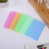 Transparent Plastic Card Case Business Card Holder Unisex Credit Card Bag Id Card Mini Wallet Student Bus Cards Protection Cover
