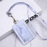 Adjustable Retractable Card Holder Name Badge Holder Work Bank Business Credit Card Students Bus Card Cover Case with Lanyard